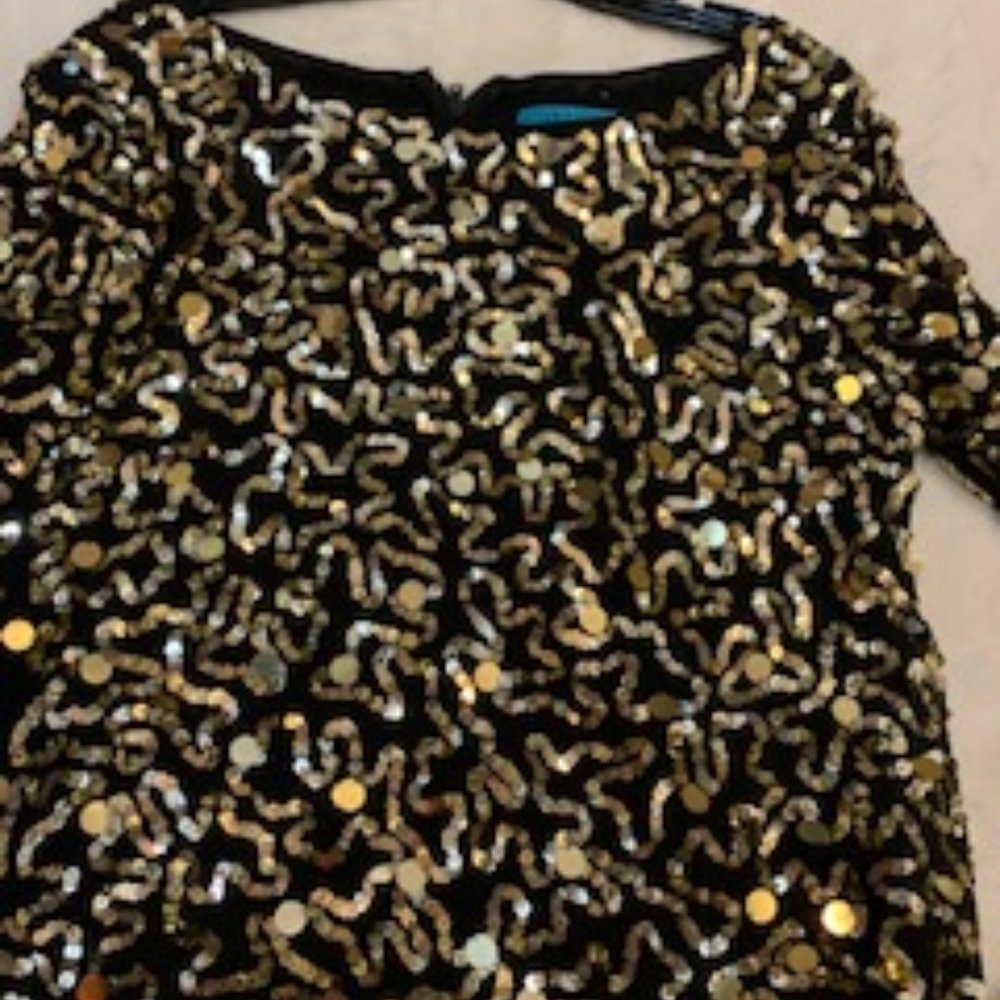 Women's Alice and Olivia Sequin Top Small